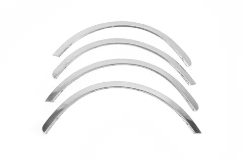 Накладки на арки (4 шт, нерж) для Skoda Fabia 2000-2007 рр — Skoda Fabia 2000-2007 гг. DianaParts