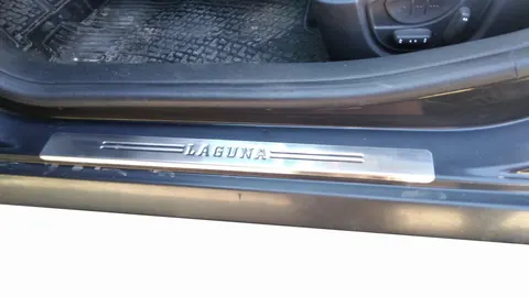 Накладки на пороги OmsaLine (4 шт., нерж.) для Renault Laguna 2001-2007 рр — Renault Laguna 2001-2007 гг. DianaParts