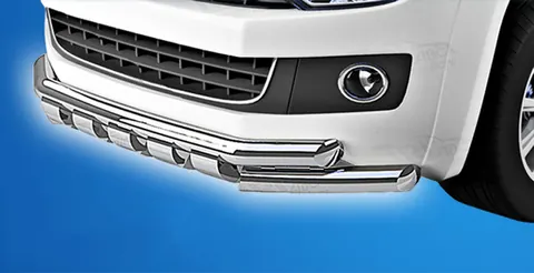 Передній вус ST015 (нерж) для Volkswagen T5 Caravelle 2004-2010 рр — Volkswagen T5 Caravelle 2004-2010 гг. DianaParts