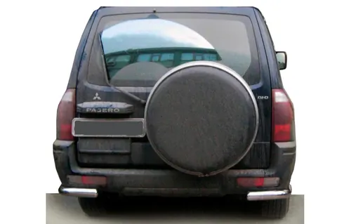 Задня дуга AK003 (нерж.) для Mitsubishi Pajero Wagon III 1999-2006 рр — Mitsubishi Pajero Wagon III 1999-2006 гг. DianaParts