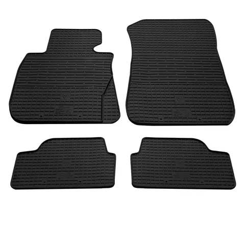 Гумові килимки (4 шт, Stingray Premium) для BMW 1 серія E81/E82/E87/E88 2004-2011 рр — BMW 1 серия E81/E82/E87/E88 2004-2011 гг. DianaParts