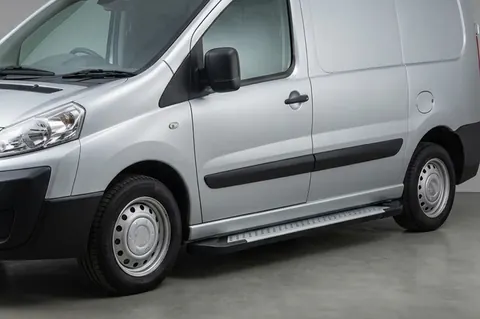 Бокові пороги Allmond Grey (2 шт., алюм.) Коротка база для Fiat Scudo 2007-2015 рр — Fiat Scudo 2007-2015 гг. DianaParts