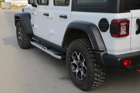 Бокові пороги Mevsim Grey (2 шт., Алюміній) для Jeep Wrangler 2018- рр — Jeep Wrangler 2018- гг. DianaParts