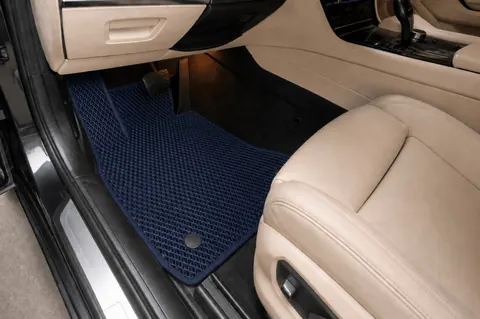 Килимки EVA (для F02, Синій) для BMW 7 серія F01/F02 2008-2015 рр — BMW 7 серия F01/F02 2008-2015 гг. DianaParts