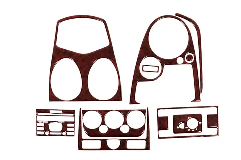 Накладки в салон (2005-2008) Алюміній для Ford Fiesta рр — Ford Fiesta 2002-2008 гг. DianaParts