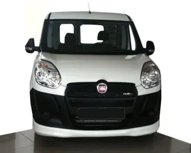 Накладка на передній бампер (нижня накладка, під фарбування) для Fiat Doblo II 2010-2022 рр — Fiat Doblo II 2010-2022 гг. DianaParts