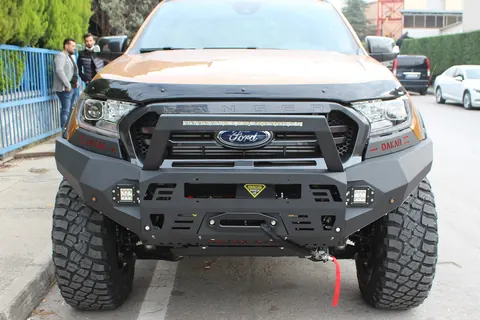 Передній бампер з захистом картера Dakar (2015-2022) для Ford Ranger рр — Ford Ranger 2011–2022 гг. DianaParts