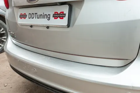 Кромка багажника (нерж.) OmsaLine - Італійська нержавійка для Ford C-Max/Grand C-Max 2010-2019 рр — Ford C-Max/Grand C-Max 2010-2019 гг. DianaParts