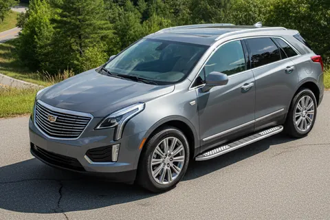 Бокові пороги Tayga V2 (2 шт., алюміній) для Cadillac XT5 2016- рр — Cadillac XT5 2016- гг. DianaParts