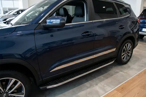 Бокові пороги Blackline (2 шт., Алюміній) для Chery Tiggo 8 2017- рр — Chery Tiggo 8 2017- гг. DianaParts