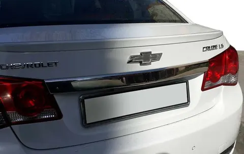 Накладка над номером (нерж) OmsaLine - Італійська нержавійка для Chevrolet Cruze 2009-2015 рр — Chevrolet Cruze 2009–2015 гг. DianaParts