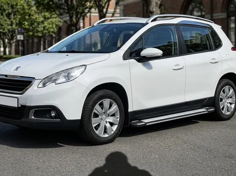 Бокові пороги Rainbow (2 шт., алюміній) для Peugeot 2008 2013-2019 рр — Peugeot 2008 2013-2019 гг. DianaParts