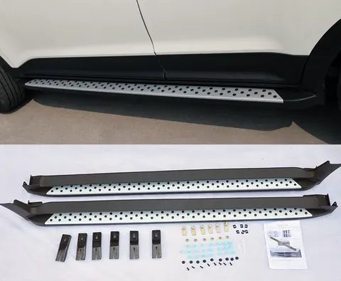 Бокові пороги V1 (2 шт) для Hyundai Creta 2014-2020 рр — Hyundai Creta 2014-2020 гг. DianaParts