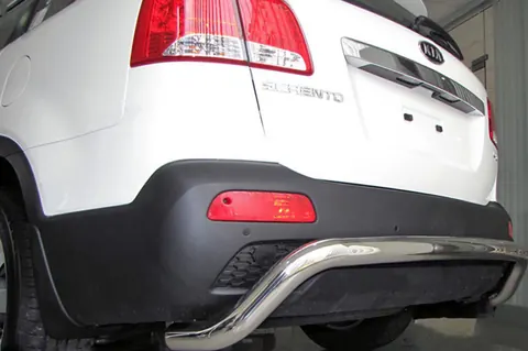 Задня дуга AK007 (нерж.) для Kia Sorento II XM 2009-2014 рр — Kia Sorento II XM 2009-2014 гг. DianaParts
