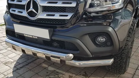 Передній вус Gronder (нерж, 70мм) для Mercedes X class 2017-2020 рр — Mercedes X class 2017-2020 гг. DianaParts