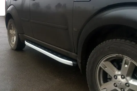 Бокові пороги Fullmond (2 шт., алюміній) для Dodge Nitro 2006-2011 рр — Dodge Nitro 2006-2011 гг. DianaParts