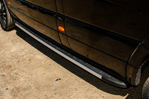 Бокові пороги Duru (2 шт., алюміній) Середня база для Volkswagen Crafter 2006-2016 рр — Volkswagen Crafter 2006-2016 гг. DianaParts
