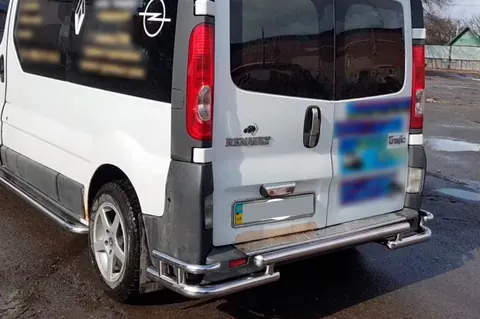 Задній захист AK-Special (нерж) для Renault Trafic 2001-2015 рр — Renault Trafic 2001–2015 гг. DianaParts