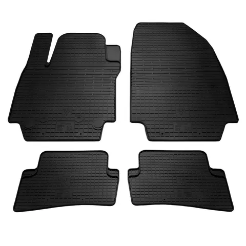 Гумові килимки (4 шт, Stingray Premium) для Renault Clio IV 2012-2019 рр — Renault Clio IV 2012-2019 гг. DianaParts
