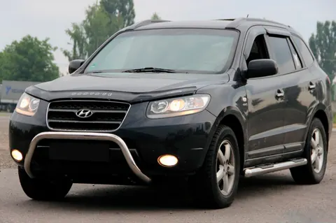 Кенгурятник WT007 (нерж.) для Hyundai Santa Fe 2 2006-2012 рр — Hyundai Santa Fe 2 2006-2012 гг. DianaParts