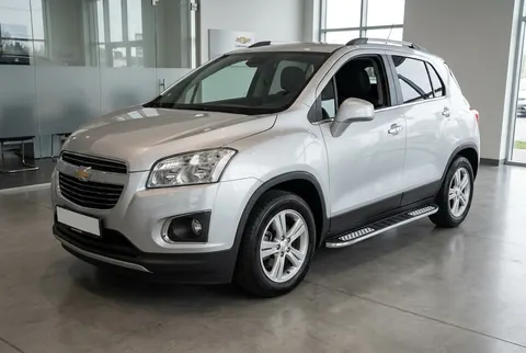 Бокові пороги Tayga V2 (2 шт., алюміній) для Chevrolet Trax 2012-2023 рр — Chevrolet Trax 2012-2023 гг. DianaParts