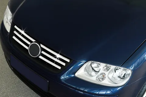 Накладки на решітку (нерж) 2001-2003 для Volkswagen Polo рр — Volkswagen Polo 2001-2009 гг. DianaParts