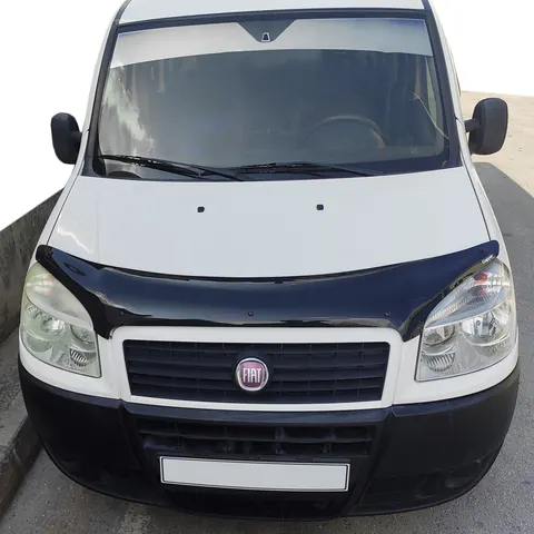 Дефлектор капоту (EuroCap) для Fiat Doblo I 2005-2010 рр — Fiat Doblo I 2005-2010 гг. DianaParts