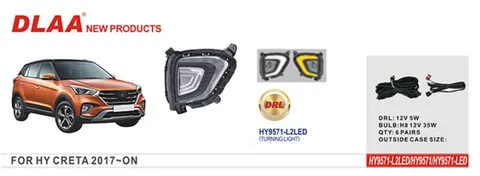 Противотуманки (LED) для Hyundai Creta 2014-2020 рр — Hyundai Creta 2014-2020 гг. DianaParts