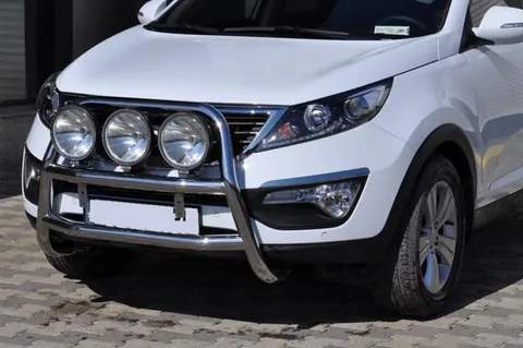 Кенгурятник WT018 (нерж.) для Kia Sportage 2010-2015 рр — Kia Sportage 2010-2015 гг. DianaParts