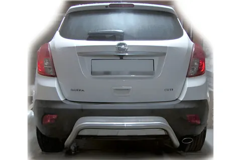 Задня дуга AK007-2 (нерж.) для Opel Antara 2006-2017 рр — Opel Antara 2006-2017 гг. DianaParts
