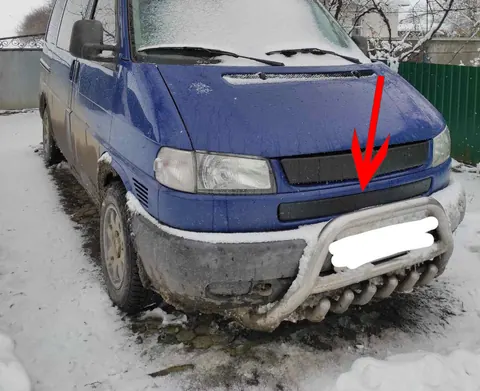Нижня накладка на решітку Матова на косу морду для Volkswagen T4 Transporter 1990-2003 рр — Volkswagen T4 Transporter 1990-2003 гг. DianaParts