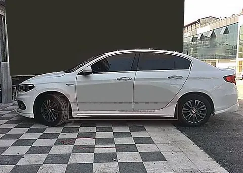 Бокові пороги (під фарбування) для Fiat Tipo 2016- рр — Fiat Tipo 2016- гг. DianaParts