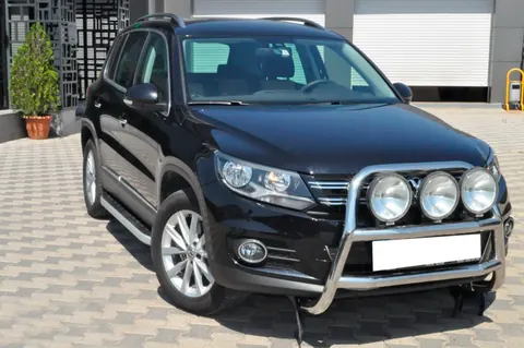 Кенгурятник WT018 (нерж) для Volkswagen Tiguan 2007-2016 рр — Volkswagen Tiguan 2007-2016 гг. DianaParts