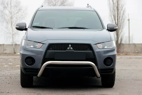 Кенгурятник WT007 (нерж.) для Mitsubishi Outlander 2006-2012 рр — Mitsubishi Outlander 2006-2012 гг. DianaParts