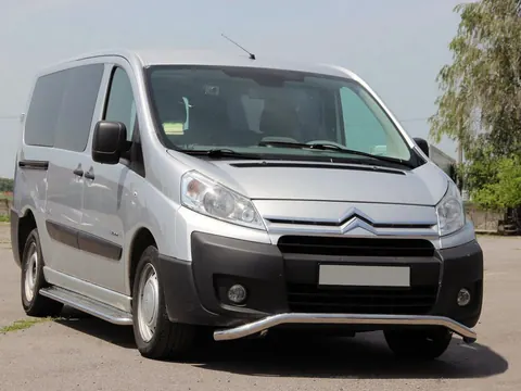 Передній захист ST007 (нерж.) 51 мм для Citroen Jumpy 2007-2017 рр — Citroen Jumpy 2007-2017 гг. DianaParts