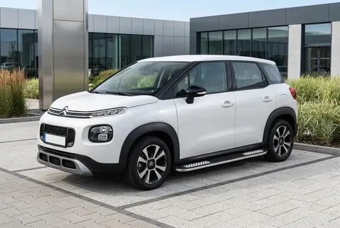 Бокові пороги Tayga V2 (2 шт., Алюміній) для Citroen C-3 Aircross 2017-2024 рр — Citroen C-3 Aircross 2017-2024 гг. DianaParts