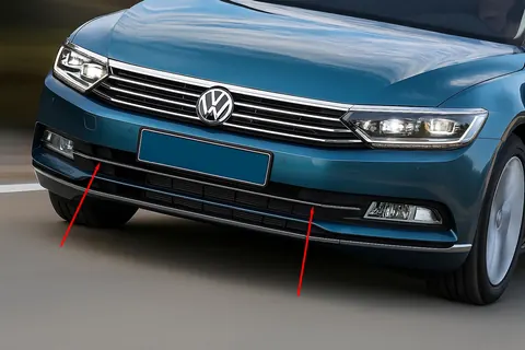 Накладки на решітку бампера 2014-2018 OmsaLine (нерж) для Volkswagen Jetta рр — Volkswagen Jetta 2011-2018 гг. DianaParts