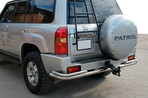 Задня дуга AK005-3 (нерж) для Nissan Patrol Y61 1997-2011 рр — Nissan Patrol Y61 1997-2011 гг. DianaParts