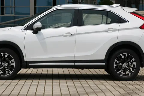 Молдинг дверної OmsaLine (4 шт., нерж.) для Mitsubishi Eclipse Cross 2017- рр — Mitsubishi Eclipse Cross 2017- гг. DianaParts
