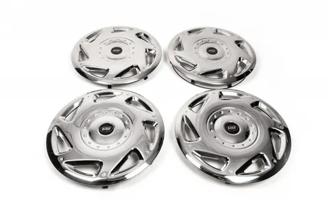 Ковпаки з нержавійки ОЕМ (1-катковий, 4 шт) для Volkswagen Crafter 2006-2016 рр — Volkswagen Crafter 2006-2016 гг. DianaParts