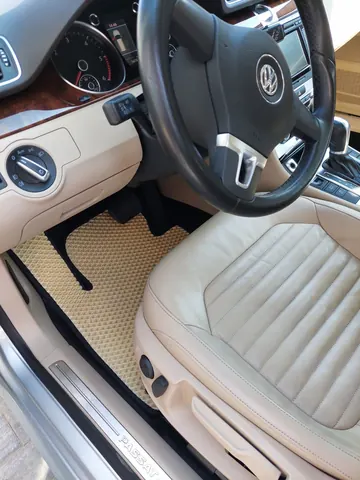 Килимки EVA (EU, Бежевий) для Volkswagen Passat B7 2012-2015 рр — Volkswagen Passat B7 2012-2015 гг. DianaParts