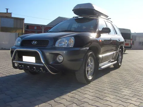 Кенгурятник WT003 (нерж.) для Hyundai Santa Fe 1 2000-2006 рр — Hyundai Santa Fe 1 2000-2006 гг. DianaParts