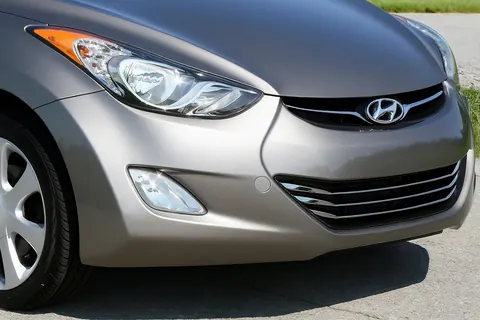 Накладки на решітку (3 шт, нерж.) для Hyundai Elantra (MD/UD) 2011-2015 рр — Hyundai Elantra (MD/UD) 2011-2015 гг. DianaParts