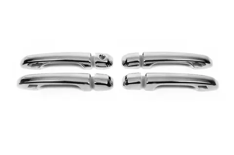 Накладки на ручки 2015-2026 (4 шт, нерж) для Toyota Land Cruiser 200 рр — Toyota Land Cruiser 200 2007-2021 гг. DianaParts