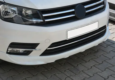 Накладки на бампер (3 шт, нерж) для Volkswagen Caddy 2015-2020 рр — Volkswagen Caddy 2015-2020 гг. DianaParts
