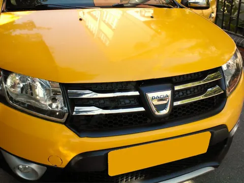 Накладки на решітку варіант 2 (4 шт., нерж.) для Dacia Sandero 2013-2020 рр — Dacia Sandero 2013-2020 гг. DianaParts