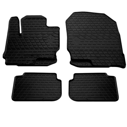 Гумові килимки (4 шт, Stingray Premium) для Mitsubishi Colt 2004-2012 рр — Mitsubishi Colt 2004-2012 гг. DianaParts
