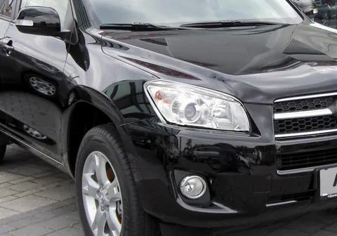 Накладка на фари 2009-2010 (2 шт., пласт) для Toyota Rav 4 рр — Toyota Rav 4 2006-2013 гг. DianaParts