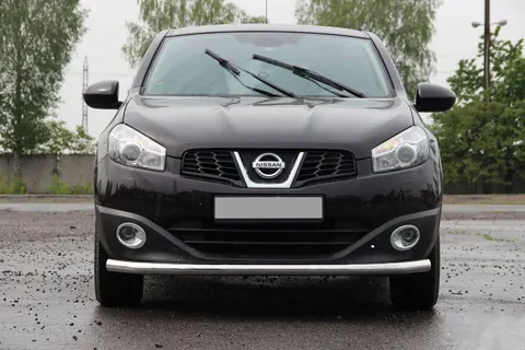 Передній вус ST008 (нерж) 60 мм для Nissan Qashqai 2010-2014 рр — Nissan Qashqai 2010-2014 гг. DianaParts