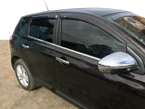 Зовнішня окантовка (4 шт, нерж) Звичайна база, Carmos - Турецька сталь для Nissan Qashqai 2010-2014 рр — Nissan Qashqai 2010-2014 гг. DianaParts